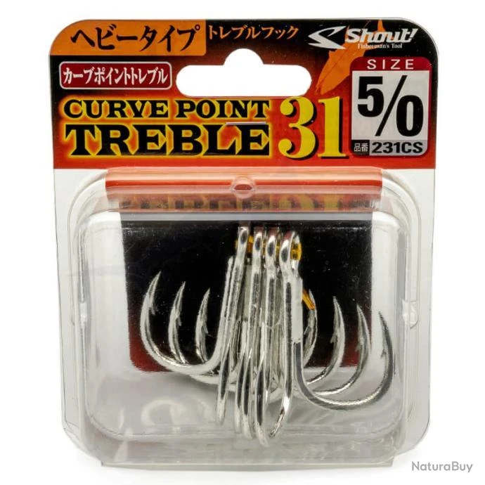 Shout Curve Point Treble 31 5/0 3 Shout Curve Point Treble 31 5/0