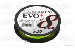 Tresse Daiwa Tournament 8 Braid Evo + Multicolore 0.26mm 300 M 19,80 Kg #3
