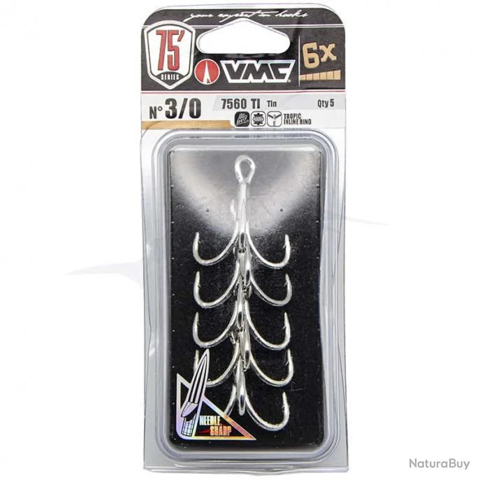 VMC 7560 3/0 TI - Étain Brillant 3 VMC 7560 3/0 TI - Étain Brillant