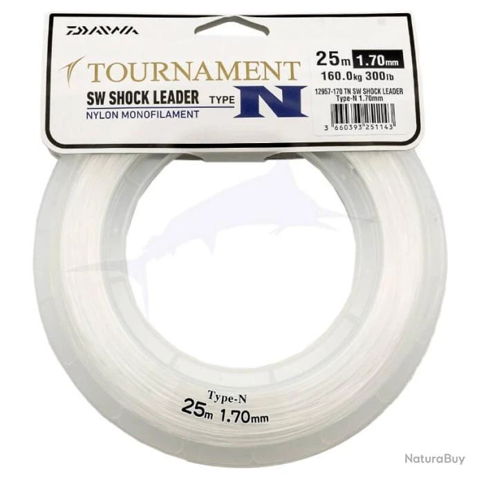 Daiwa Shock Leader Type Nylon 300lb 3 Daiwa Shock Leader Type Nylon 300lb