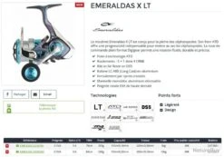 Emeraldas 20 LT 2500 SH Moulinet Egi Daiwa -Aqua Peche Soldes Magasin 00004 Emeraldas 20 LT 2500 SH Moulinet Egi Daiwa