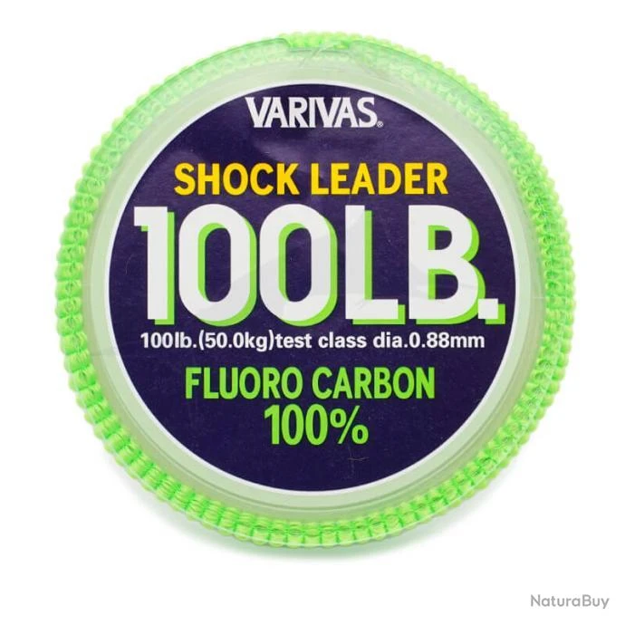 Varivas Fluorocarbon Shock Leader 50lb 3 Varivas Fluorocarbon Shock Leader 50lb