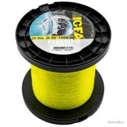 Powerline Nylon IGFA 1000m - Jaune 20lb
