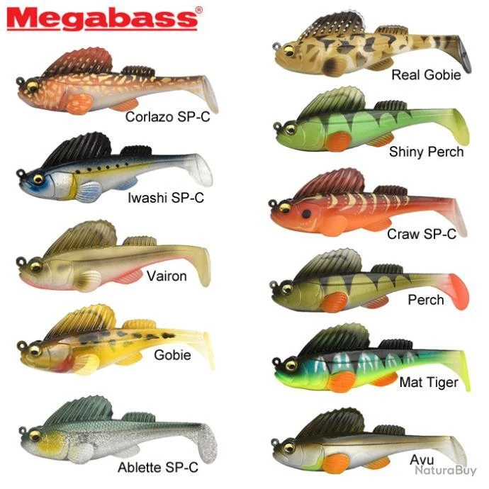Leurre Dark Sleeper Megabass 3 - 1/2 - 7,7cm Gobie 5 Leurre Dark Sleeper Megabass 3 - 1/2 - 7,7cm Gobie – Image 3